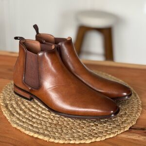 Men's Brown Leather Chelsea Boots